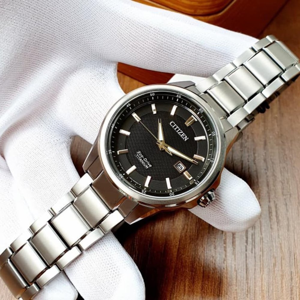 Citizen 42mm Titanium Crystal Watch!